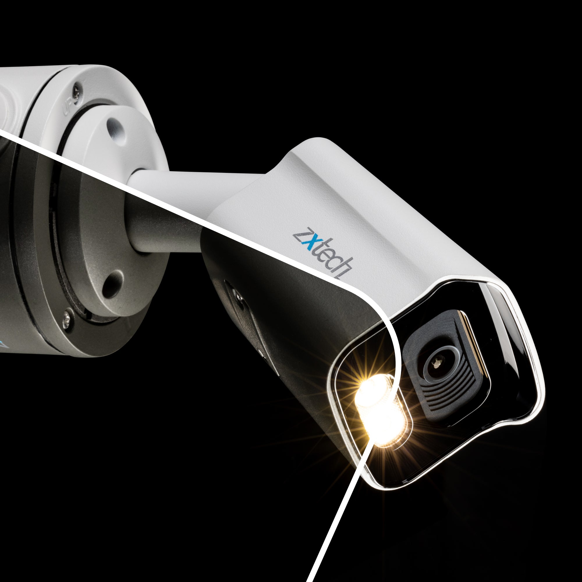 Zxtech 4K BabyBullet PoE IP CCTV Camera with Audio | Pro Fusion Light