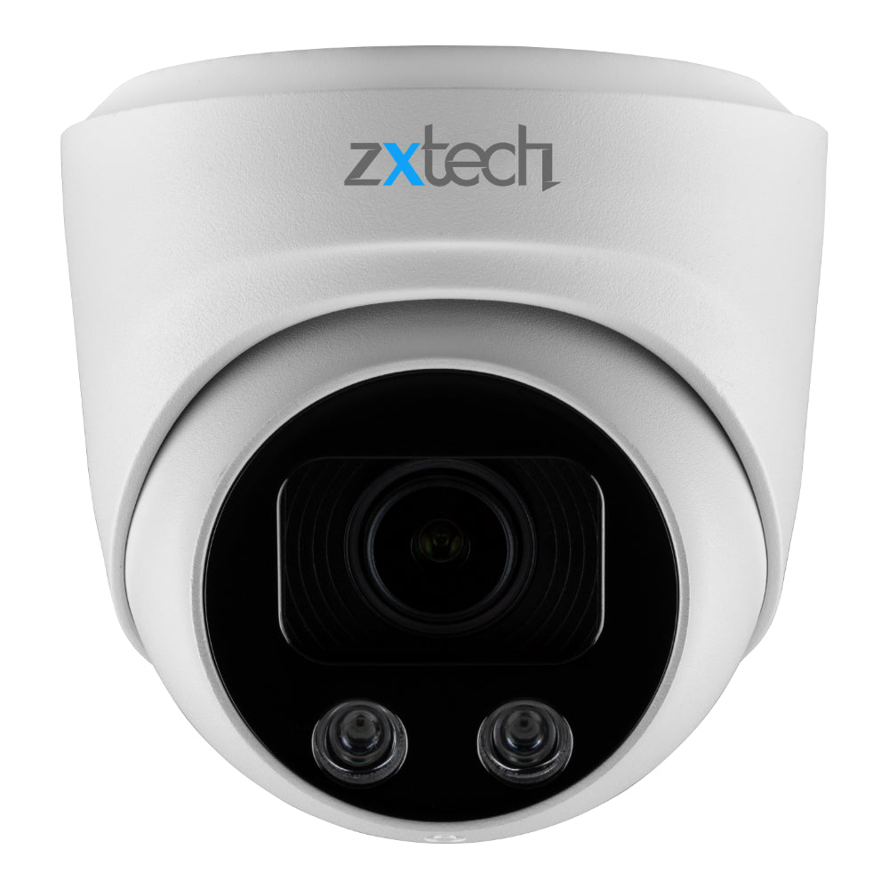 Zxtech 5MP Dome Auto Zoom PoE IP CCTV AI Camera | Face Recognition Sony Starvis