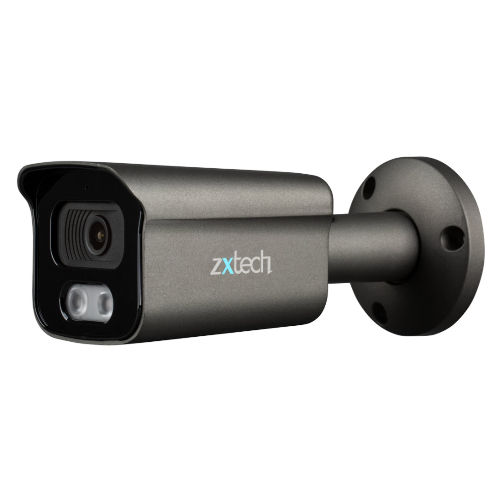 Zxtech 5MP Bullet PoE IP CCTV AI Camera | Face Recognition Built-in Microphone Sony Starvis