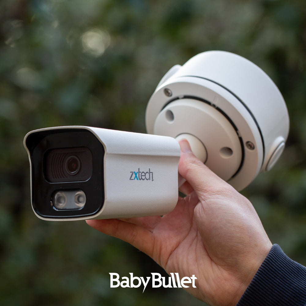 Zxtech BabyBullet AI 4K/8MP/5MP Built-in Mic PoE IP Security Camera