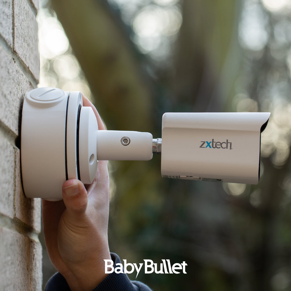 Zxtech 5MP Bullet PoE IP CCTV AI Camera | Face Recognition Built-in Microphone Sony Starvis