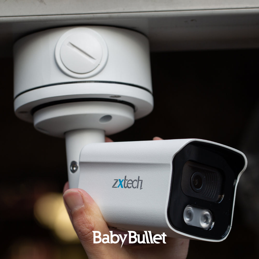 Zxtech BabyBullet AI 4K/8MP/5MP Built-in Mic PoE IP Security Camera