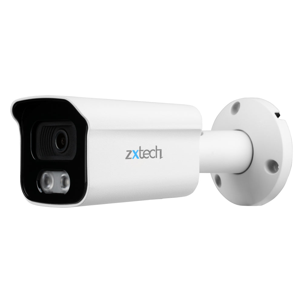 Zxtech 5MP Bullet PoE IP CCTV AI Camera | Face Recognition Built-in Microphone Sony Starvis