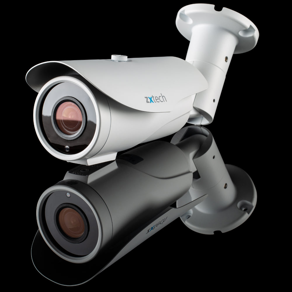 Zxtech Full HD AlphaPro 60M AHD 4in1 2.4MP 2.8-12mm Bullet Camera - White | MCB40W4