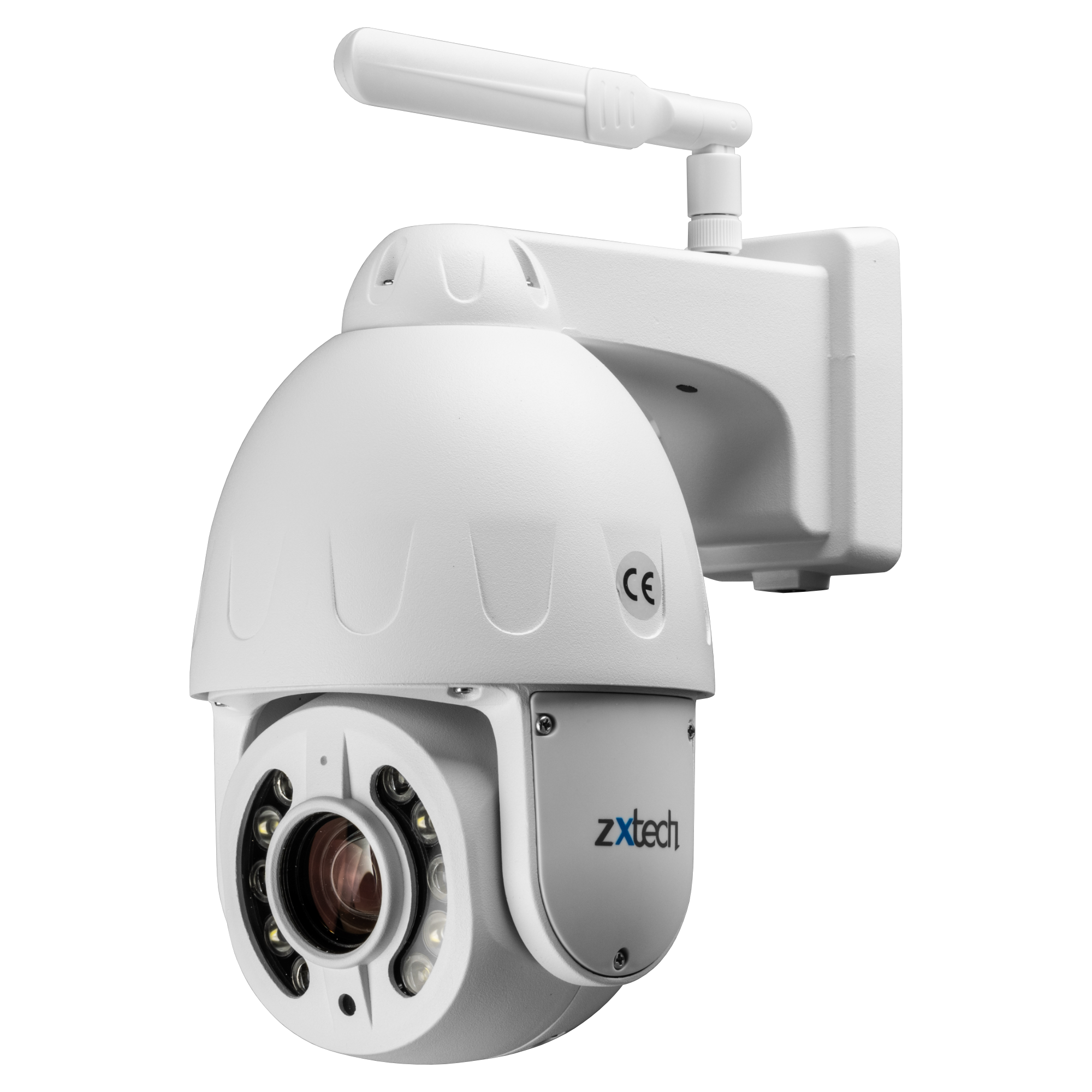 Zxtech PTZ Wireless Security Camera - 5MP/4MP 10X/5X Optical Zoom Full Colour Night Vision Face Detection Wifi 2-Way Audio SD Indoor/Outdoor