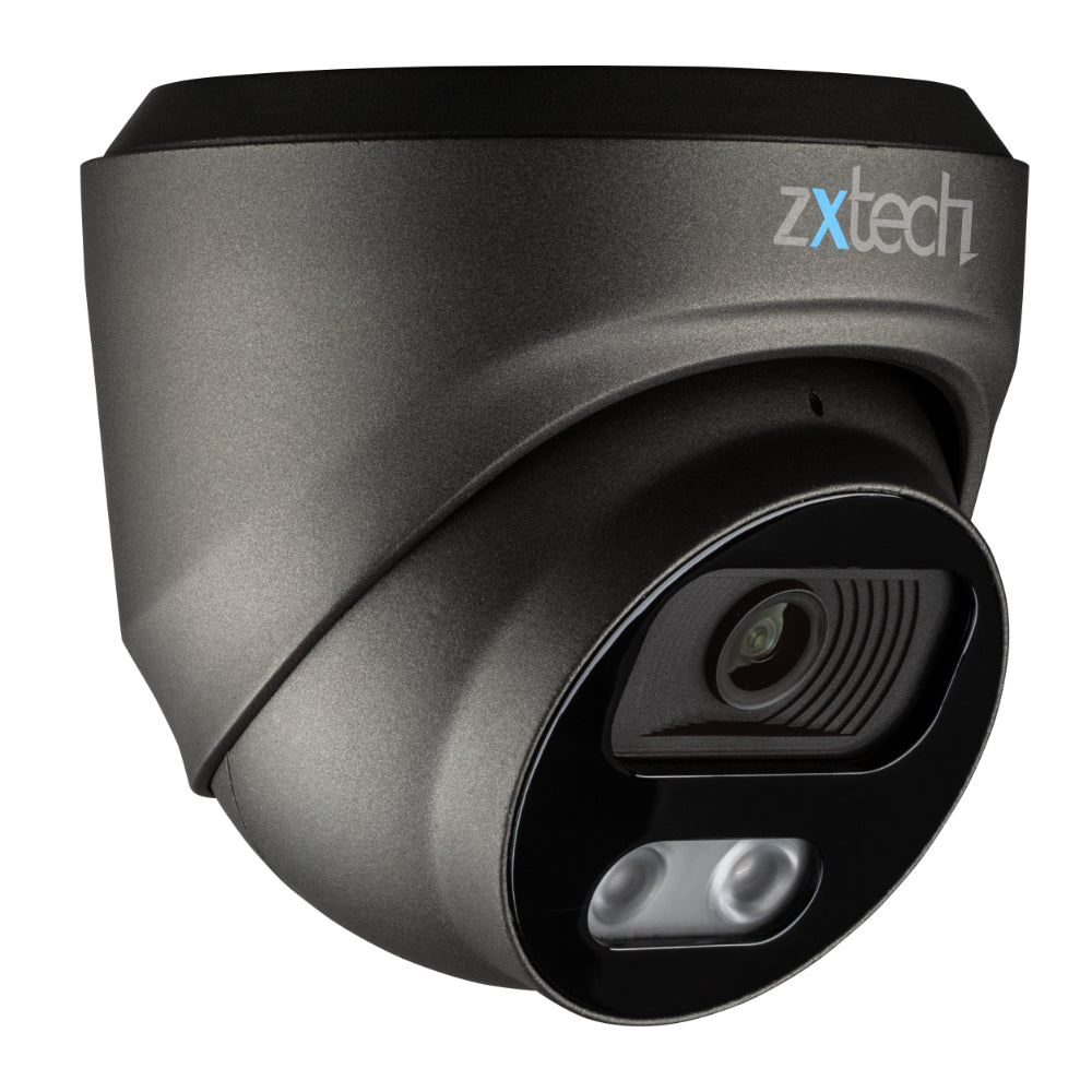 Zxtech 5MP Dome PoE IP CCTV AI Camera | Face Recognition Built-in Microphone