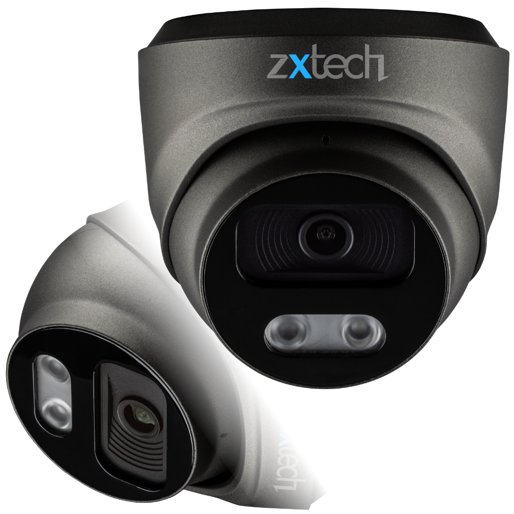 Zxtech 5MP Dome PoE IP CCTV AI Camera | Face Recognition Built-in Microphone Sony Starvis