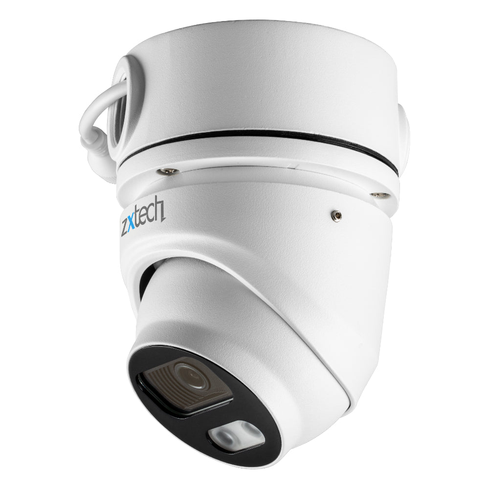 Zxtech 5MP Dome PoE IP CCTV AI Camera | Face Recognition Built-in Microphone