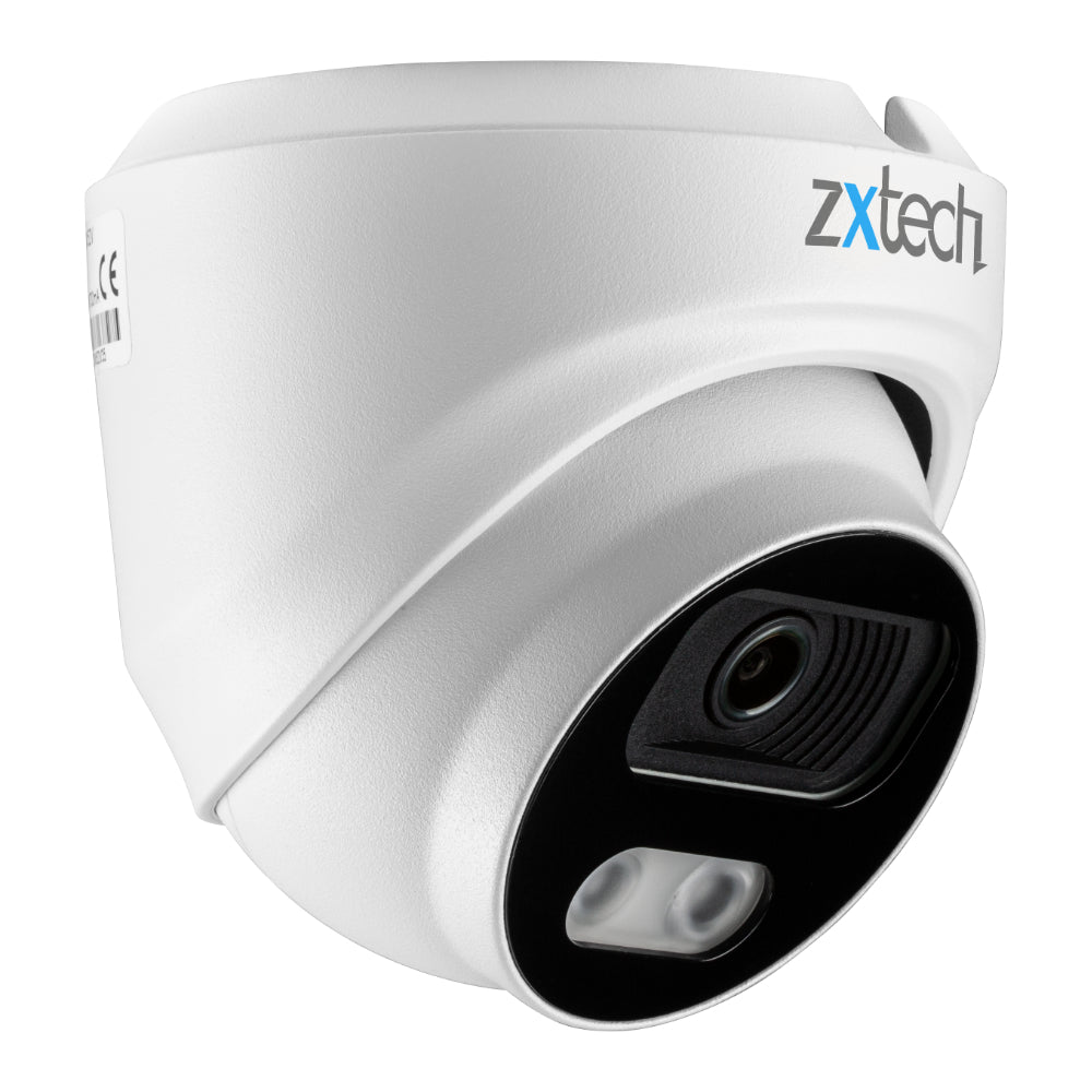 Zxtech 5MP Dome PoE IP CCTV AI Camera | Face Recognition Built-in Microphone