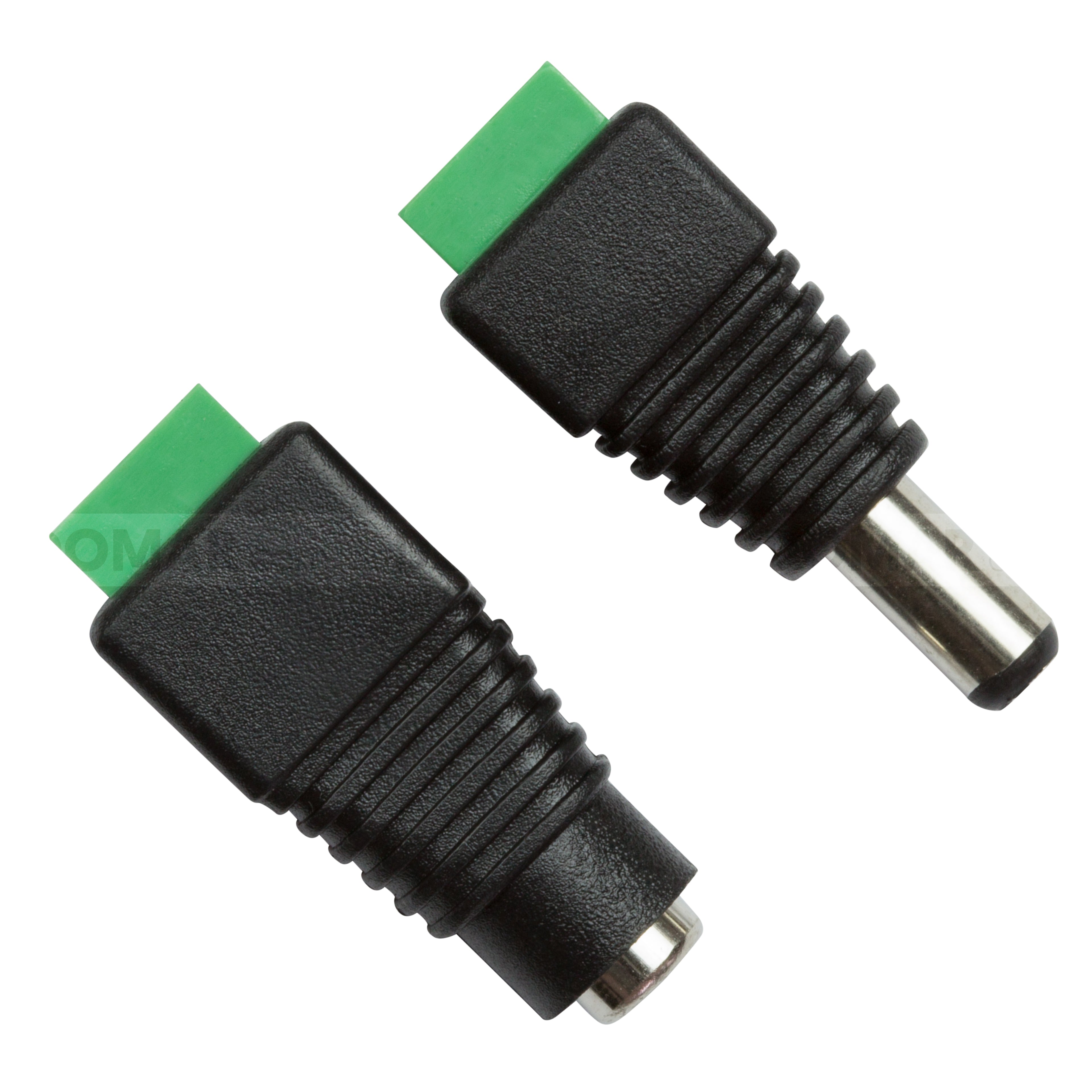 Zxtech Pair of DC Male  And Female 2.1mm Connectors