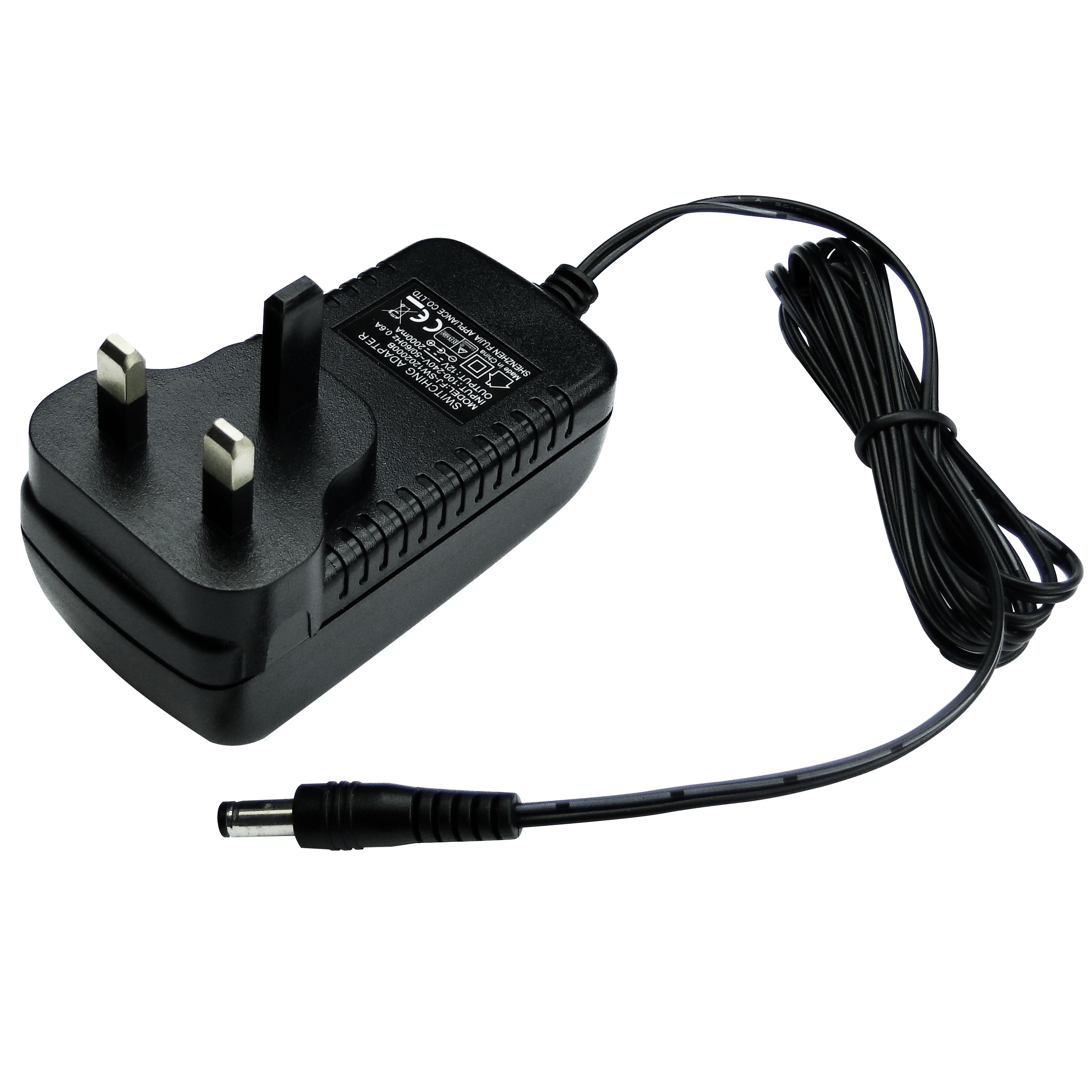 1A 12V DC Plug top Power Adapter