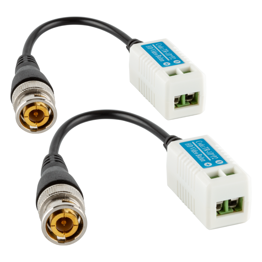 Pair of Video Balun Screw Terminal Type